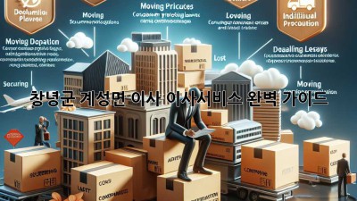창녕군 계성면 이사, 이사서비스 완벽 가이드!